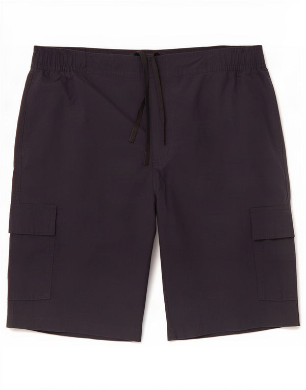 Marks & Spencer Herre Cargo Shorts Large W34 Sort Polyamid