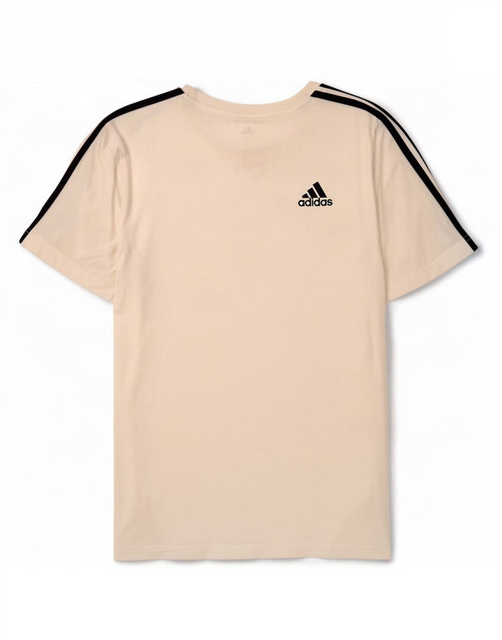 Adidas herre T-shirt top lille hvid bomuld