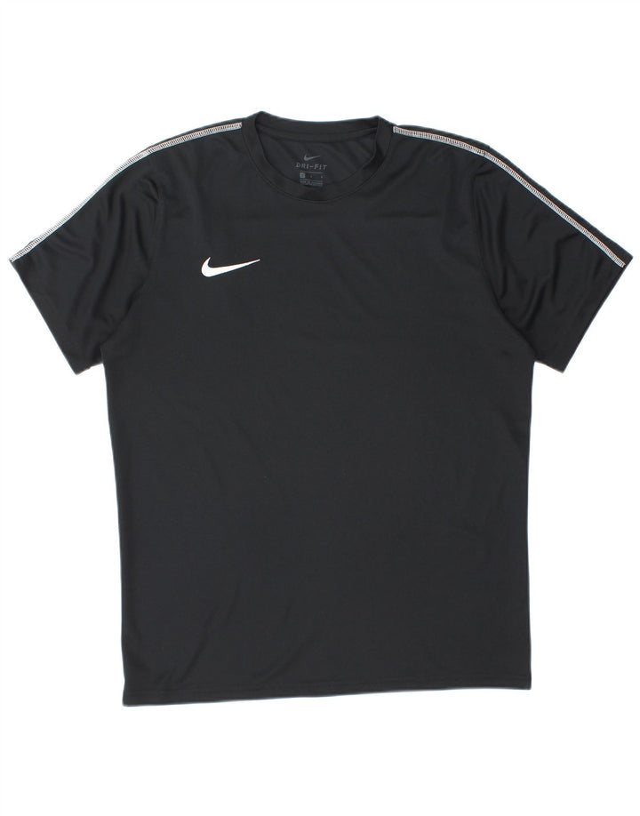Nike Herre Dri Fit T-Shirt Top Stor Sort