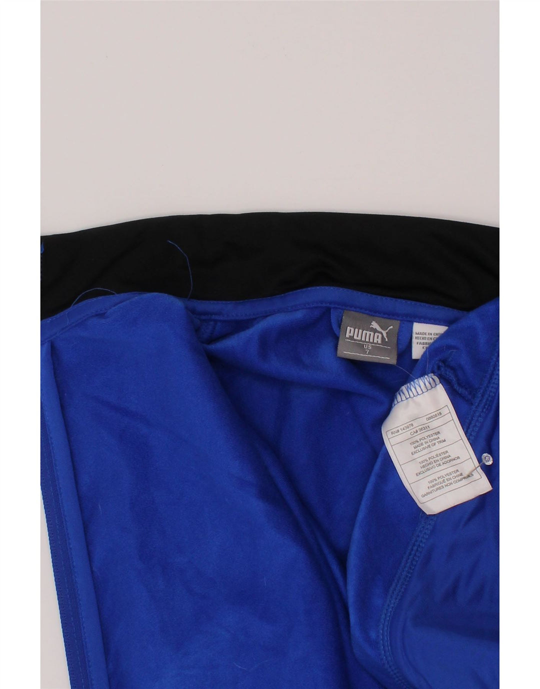 Puma drenge grafisk træningsdragt topjakke 6-7 år blå polyester