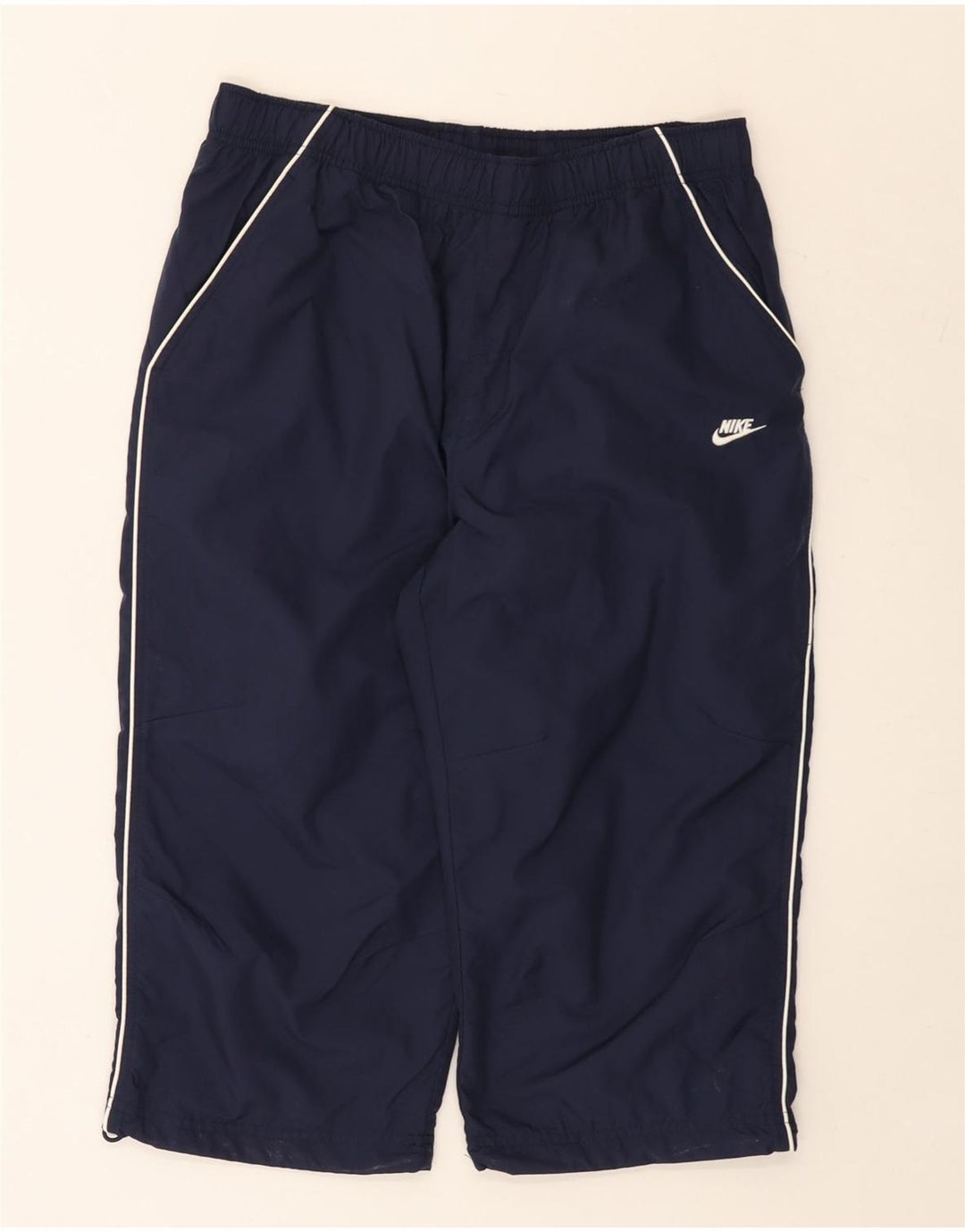 Nike Herre Bermuda Sport Shorts Medium Navy Blue Nylon