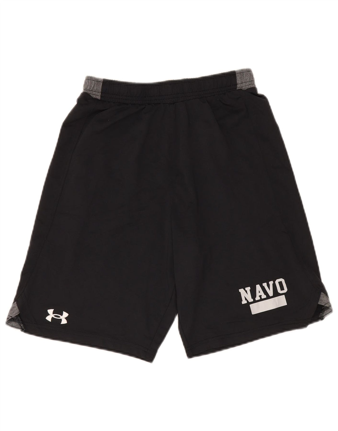 Under Armour Herre grafiske sportsshorts Small Black Colourblock Polyester