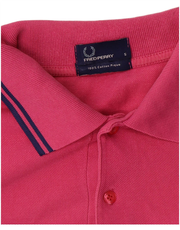 FRED PERRY Poloshirt til mænd Lille Pink Bomuld