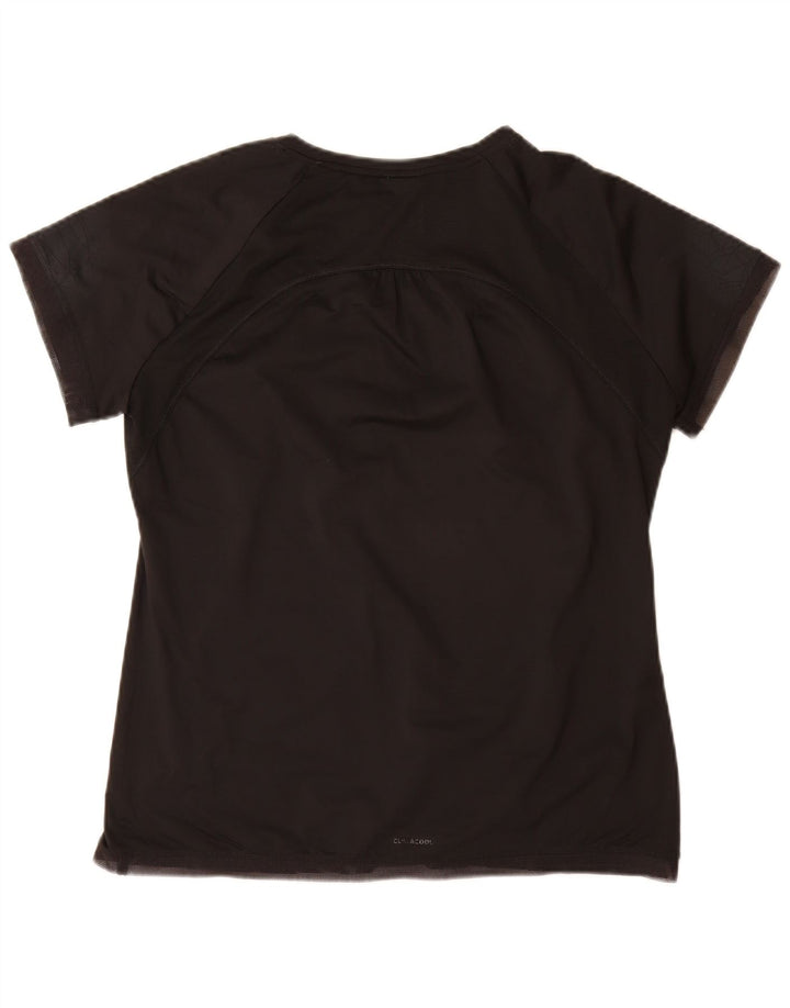 Adidas Dame Climacool T-Shirt Top UK 22 XL Sort Polyester