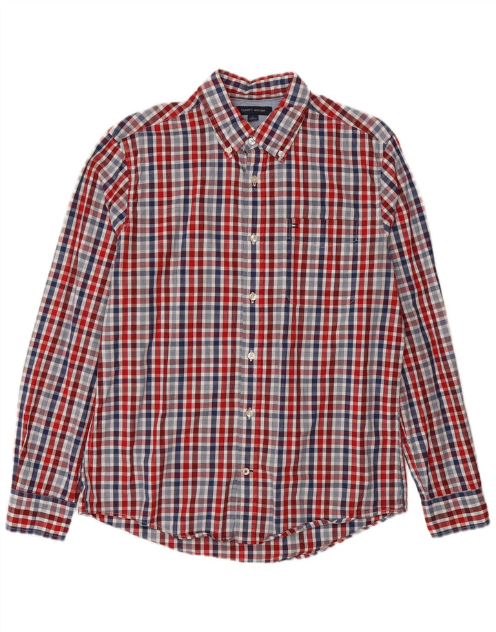 Tommy Hilfiger Herreskjorte Medium Flerfarvet Gingham Bomuld
