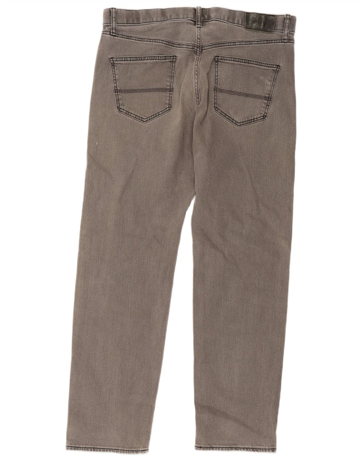 Marks & Spencer Straight Jeans til mænd W36 L33 Grå bomuld