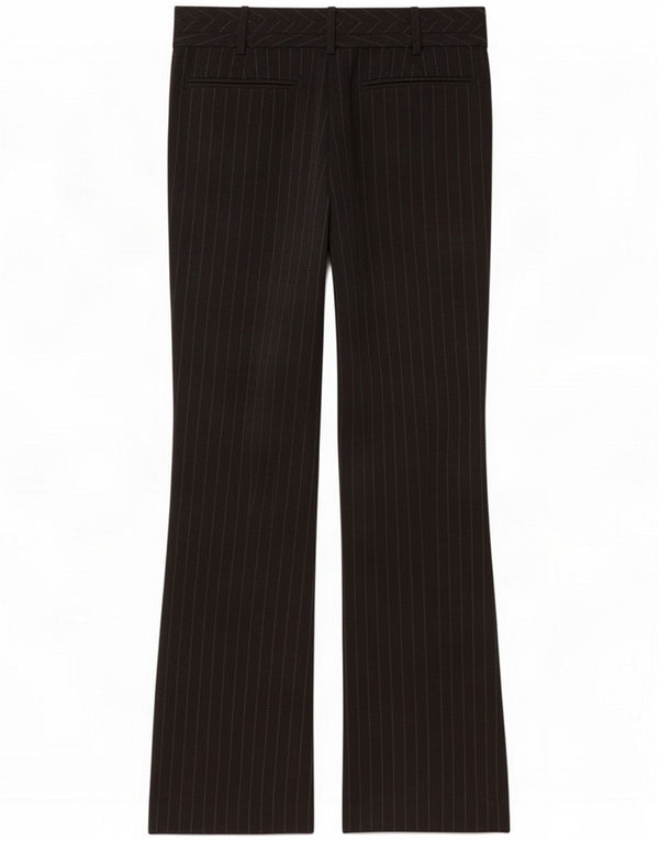 Xanaka Dame Flare Casual Bukser EU 38 Medium W30 L33 Black Pinstripe
