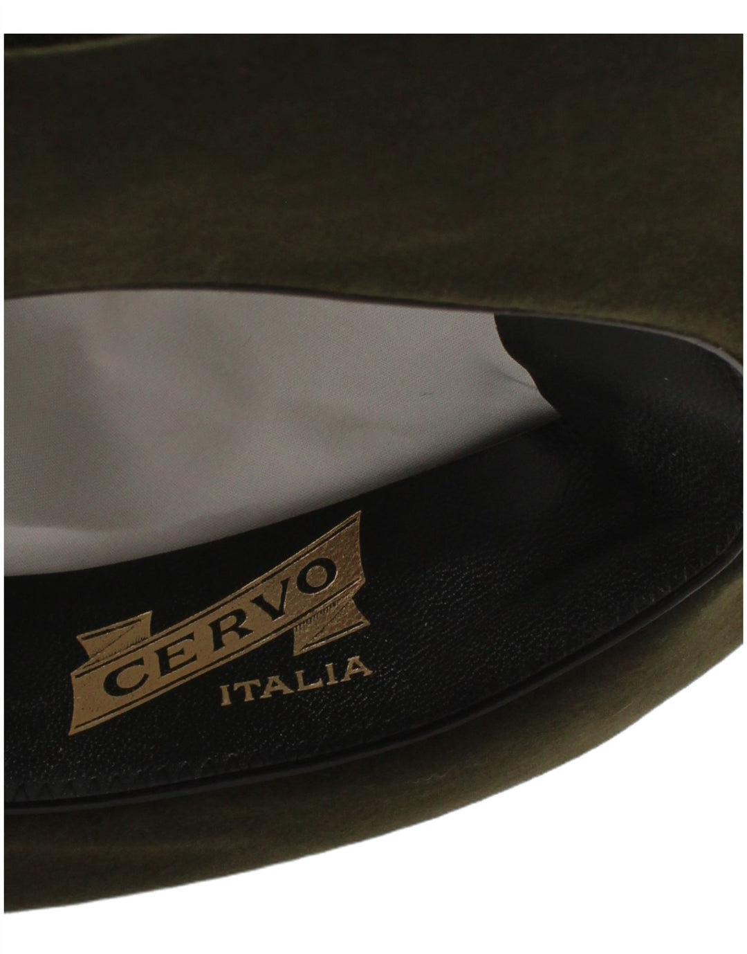 Cervo Herre Fedora Hat Medium Khaki Classic