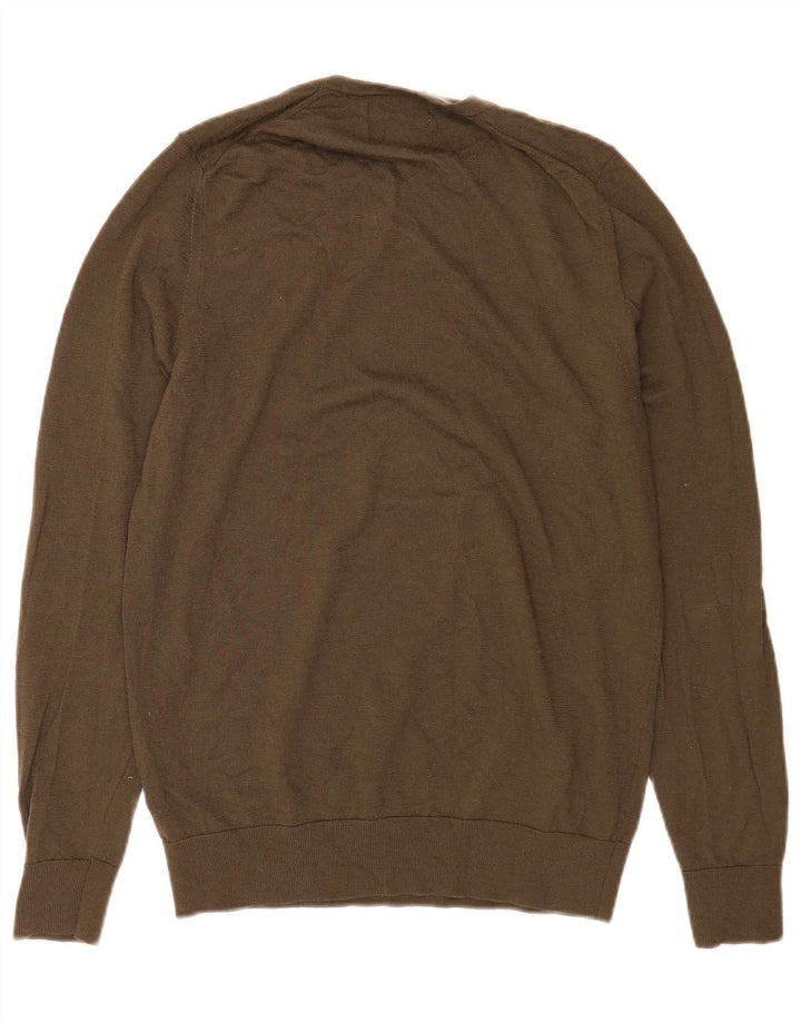 Marks & Spencer Dame sweater med rund hals DK 14 Medium Khaki