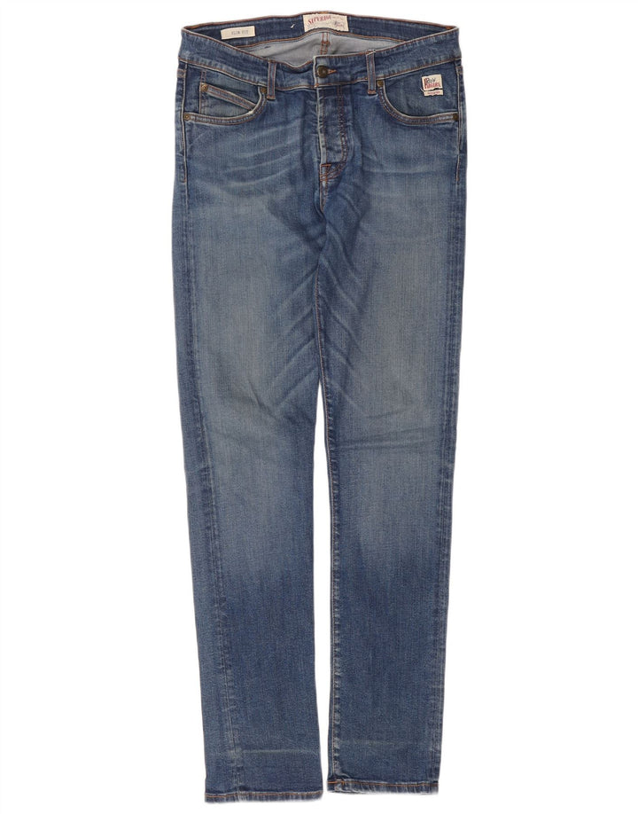 Roy Rogers Dame Superior Slim Jeans W35 L33 Blå Bomuld