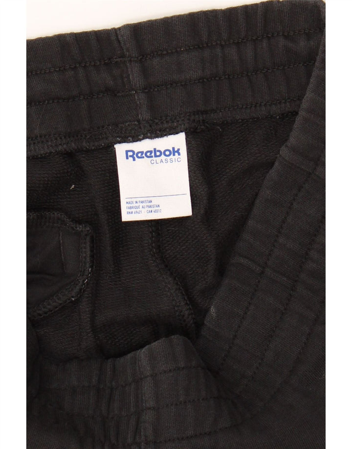 REEBOK Mens Tracksuit Trousers Joggers Small Black Vintage Reebok and Second-Hand Reebok from Messina Hembry 