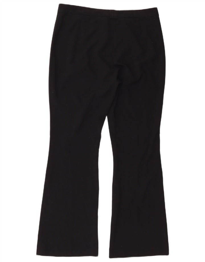 Marks & Spencer Dame Bootcut Suit Bukser UK 12 Medium W32 L30 Black