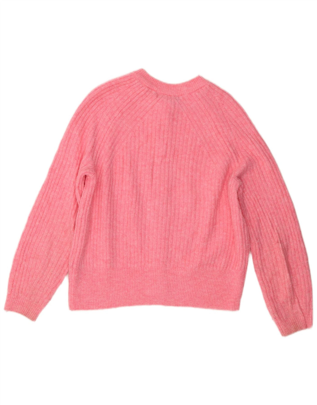 Marks & Spencer Womens Regular Fit Cardigan Sweater UK 14 Medium Pink