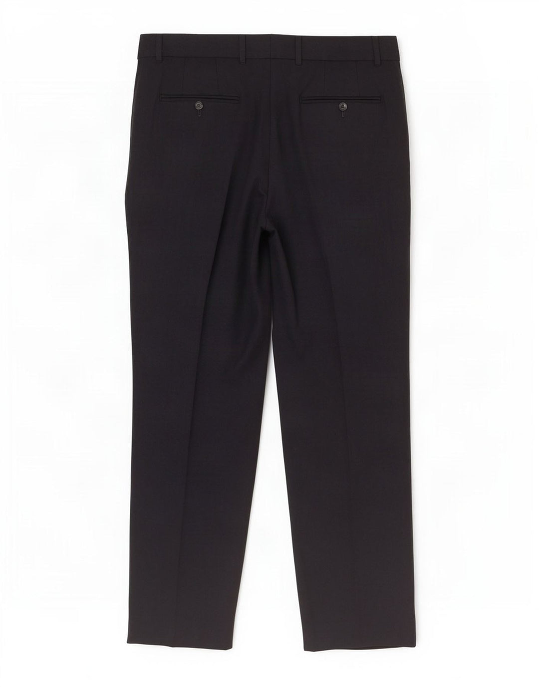 Zara Straight Suit Bukser til mænd EU 44 Large W34 L29 Navy Blue Polyester