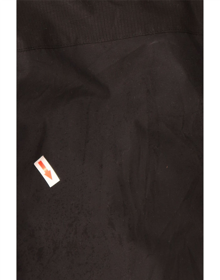 Vintage Herre Hooded Parka Jacket UK 38 Medium Black Nylon