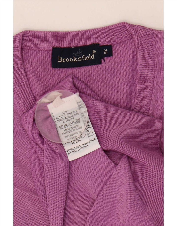 Brooksfield Herrevest Tank Top IT 52 Stor Lilla Bomuld