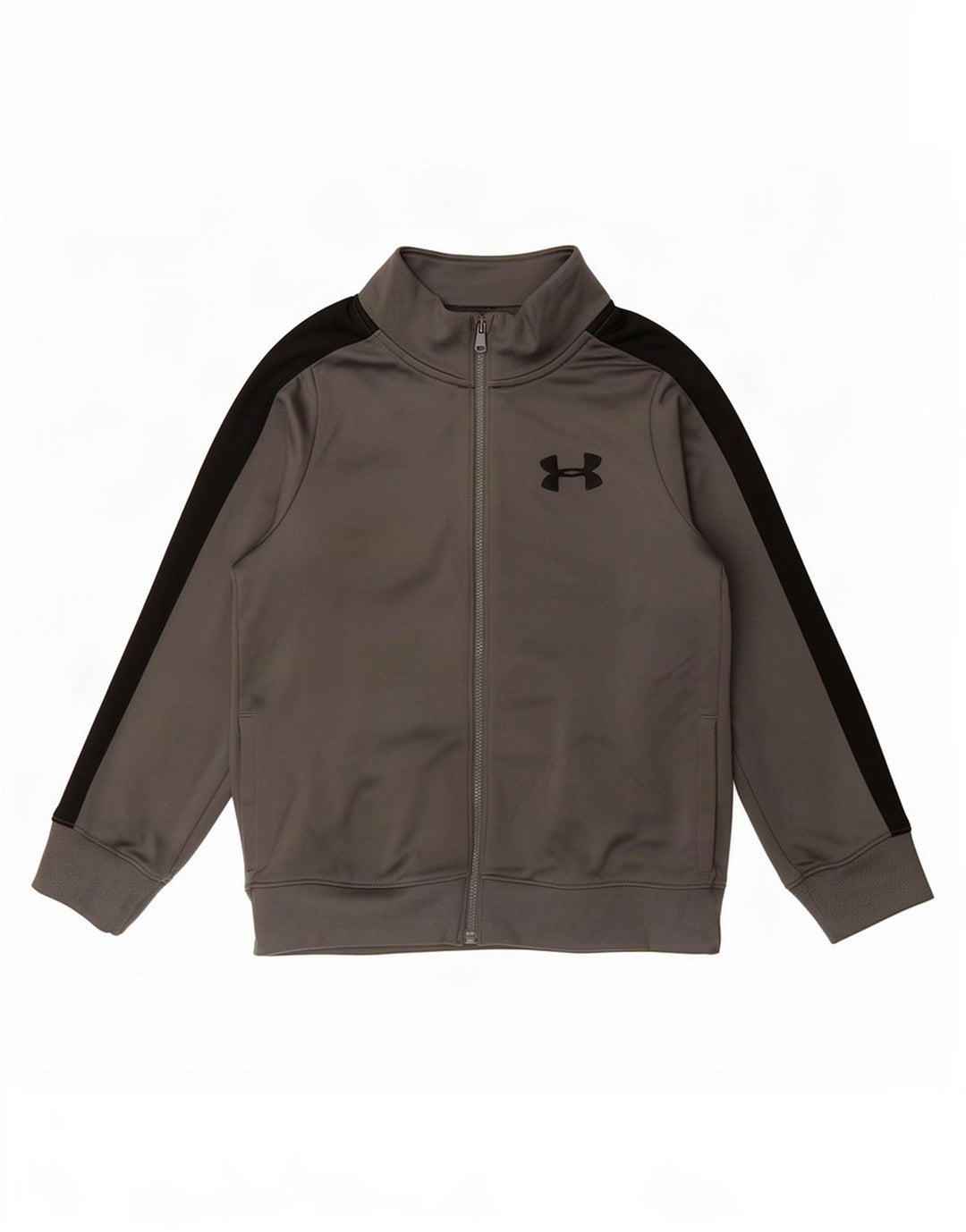 Under Armour drenge træningsdragt topjakke 7-8 år lille grå farveblok