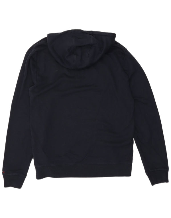 Tommy Hilfiger Grafisk hættetrøje til mænd XL marineblå bomuld