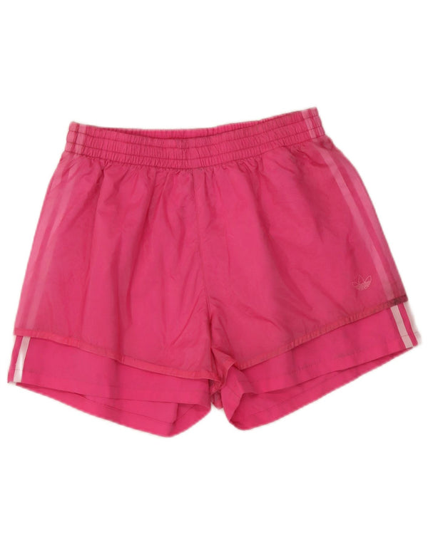 Adidas Sportsshorts til kvinder UK 12 Medium Pink Polyester