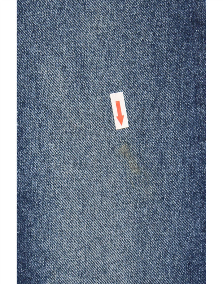 Levi's Dame Ribcage Straight Jeans W27 L27 Blå Bomuld