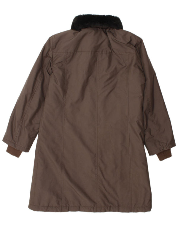 Fay Womens Polstret Frakke UK 14 Medium Brun Polyester