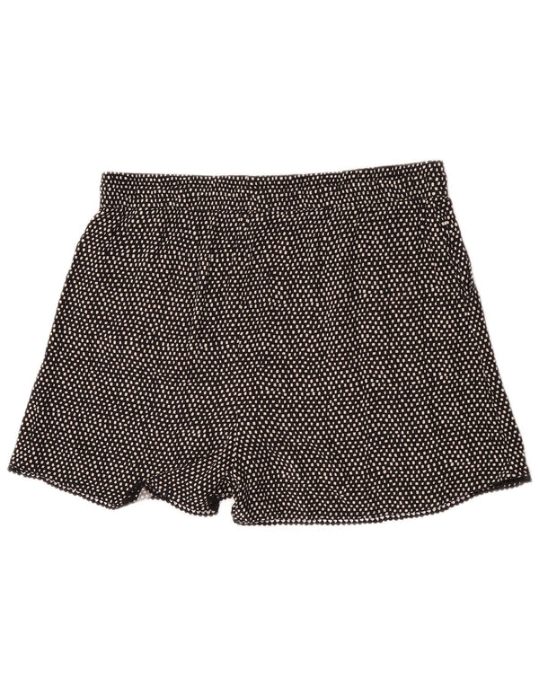 Marks & Spencer Chino Shorts til kvinder UK 14 Large W34 Black Spotted