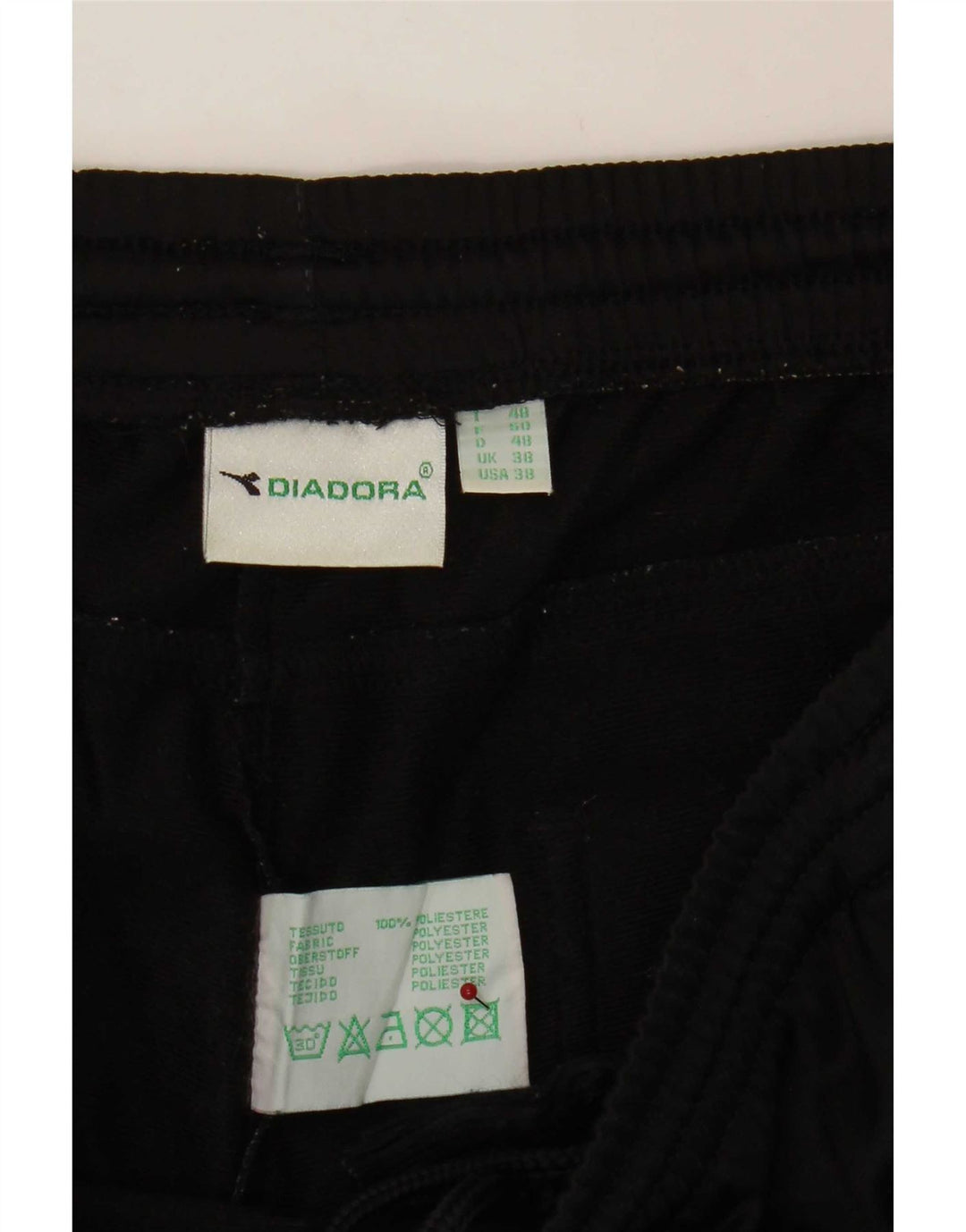 Diadora Herre træningsdragt bukser XL sort polyester