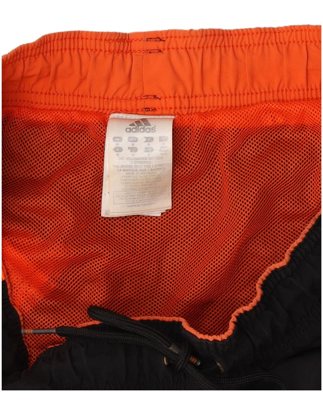 Adidas Badeshorts til mænd mellem sort polyester