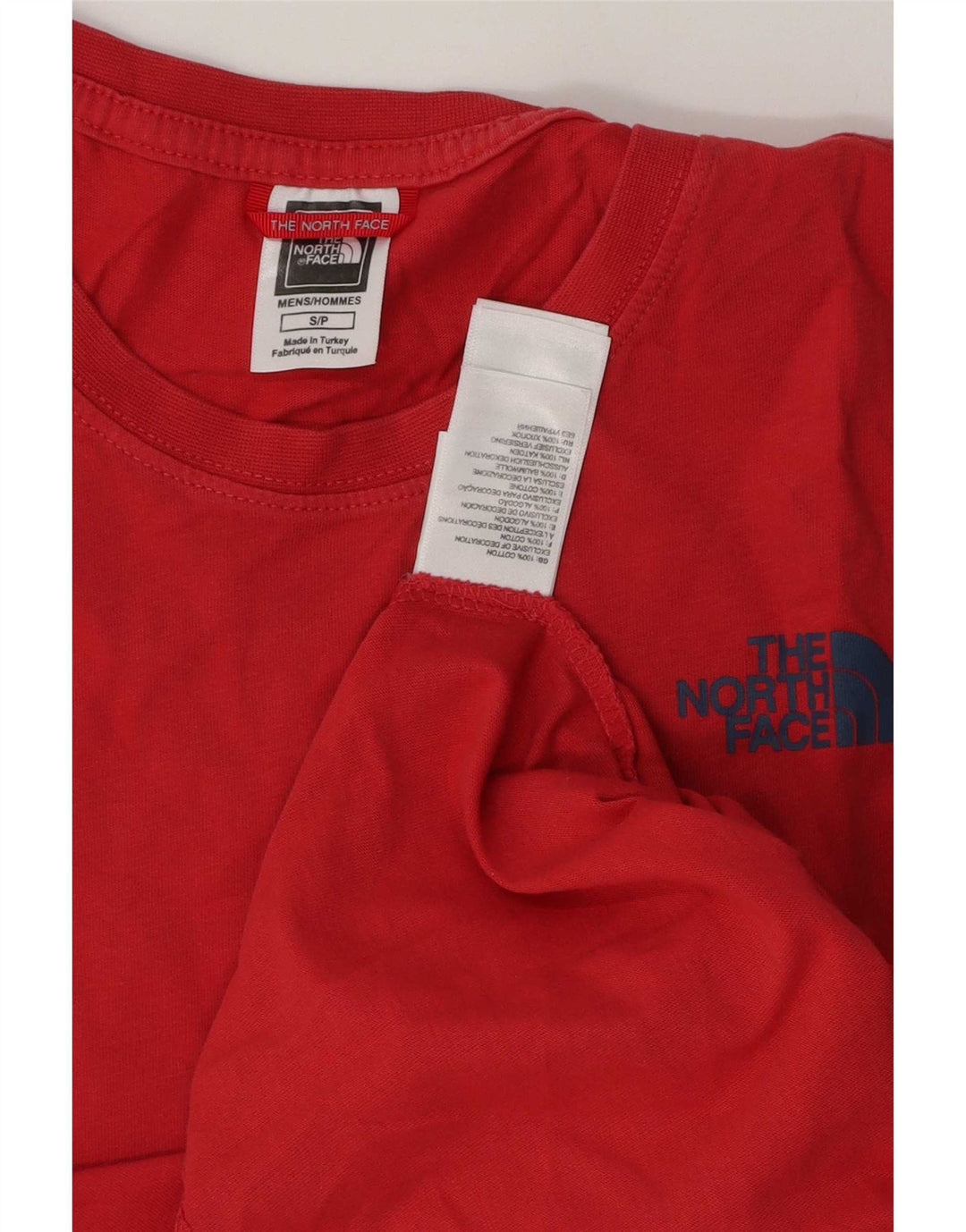 The North Face Herre Grafisk T-Shirt Top Lille Rød Bomuld