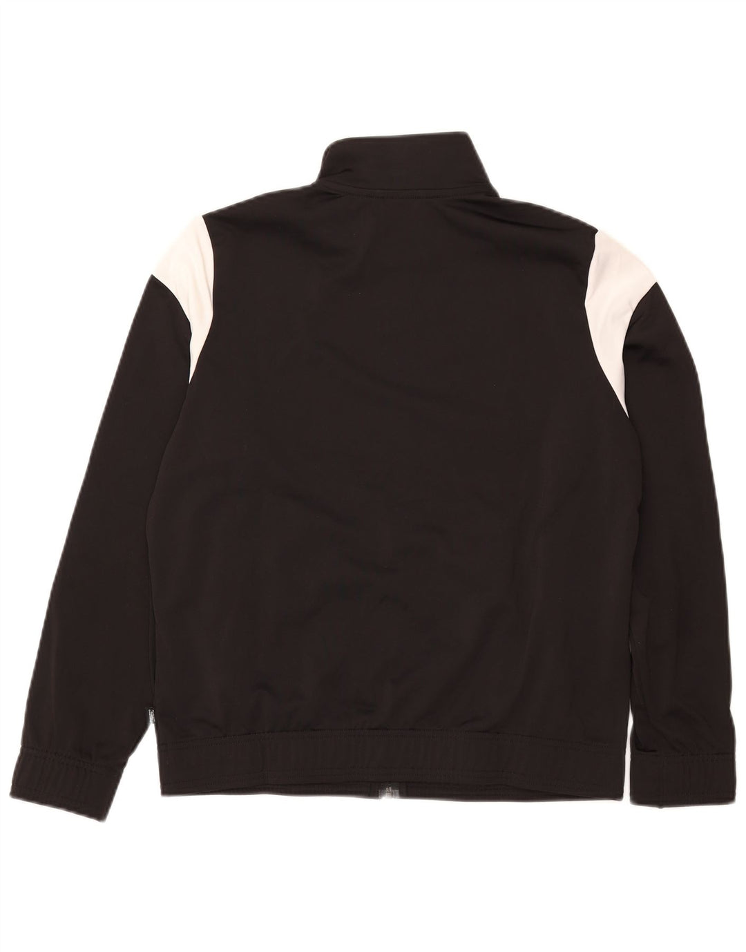 PUMA træningsdragt topjakke til kvinder UK 14 Medium Sort Colourblock Polyester