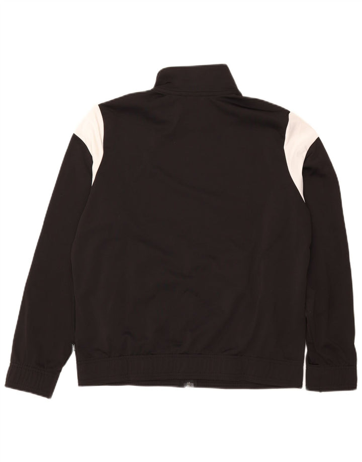 PUMA træningsdragt topjakke til kvinder UK 14 Medium Sort Colourblock Polyester