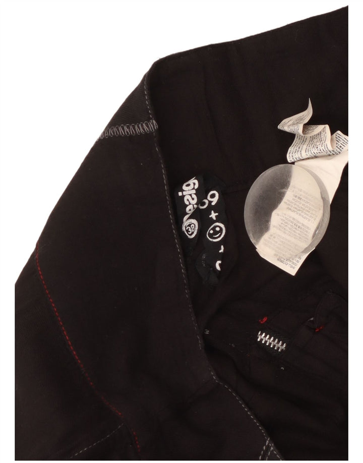 Desigual trompetnederdel til kvinder EU 38 Medium W32 sort ternet bomuld