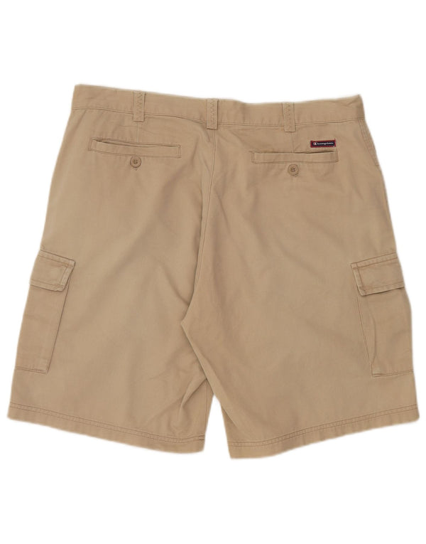 Champion Herre Cargo Shorts Large W36 Beige Bomuld