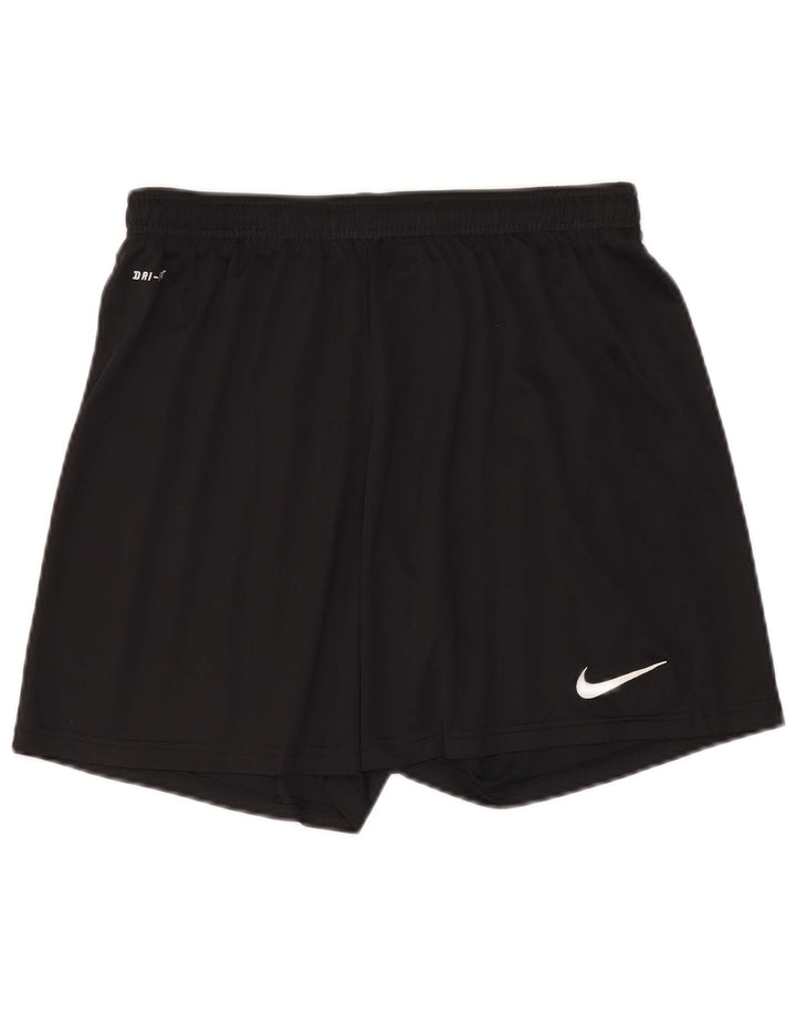 Nike Herre Dri Fit sportsshorts, store sorte polyester