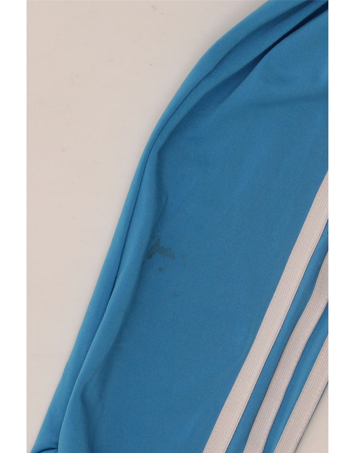 Adidas Dame Hættetrøje Sweater UK 10 Small Blue Polyester