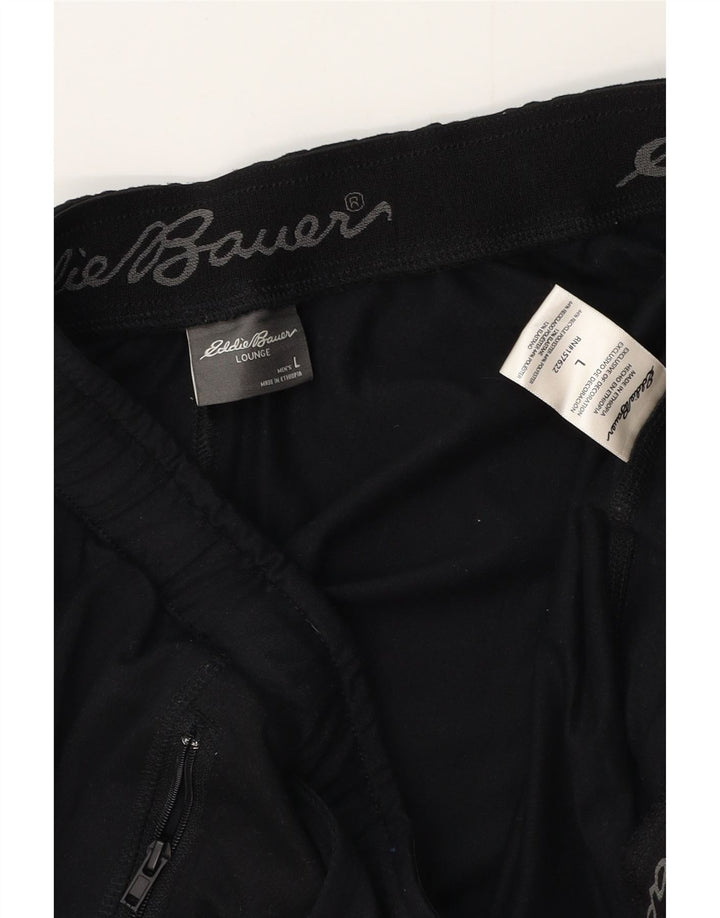 EDDIE BAUER Sportshorts til mænd Stor sort polyester
