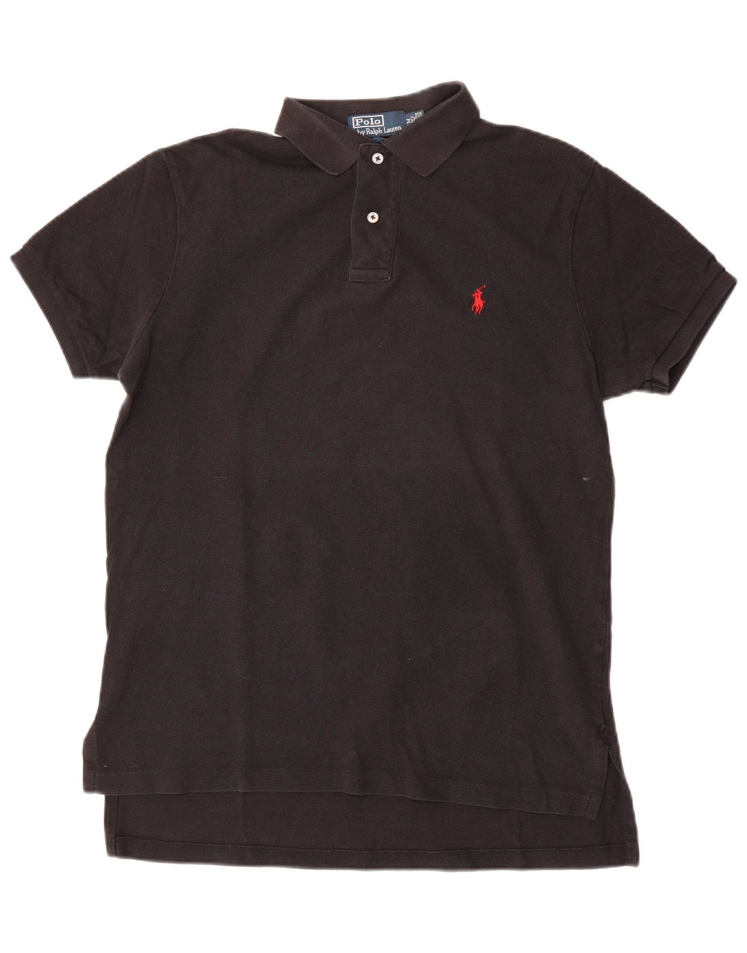 Polo Ralph Lauren Herre Custom Fit Polo Shirt Medium Sort Bomuld