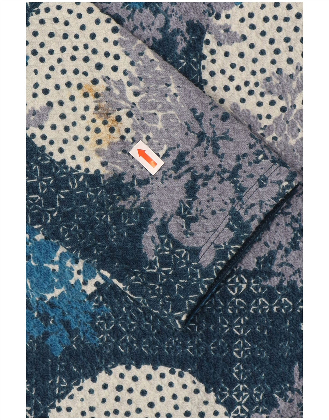 White Stuff Womens 3/4-ærmet Shift Dress UK 12 Medium Navy Blue Floral