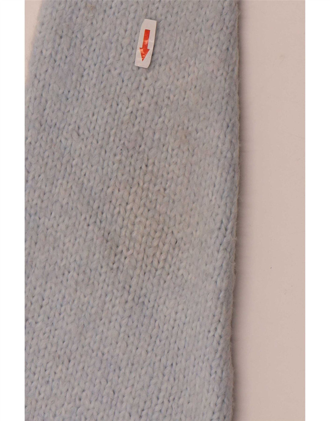 Zara Womens Oversized Crew Neck Jumper Sweater UK 14 Medium Blue Acryl