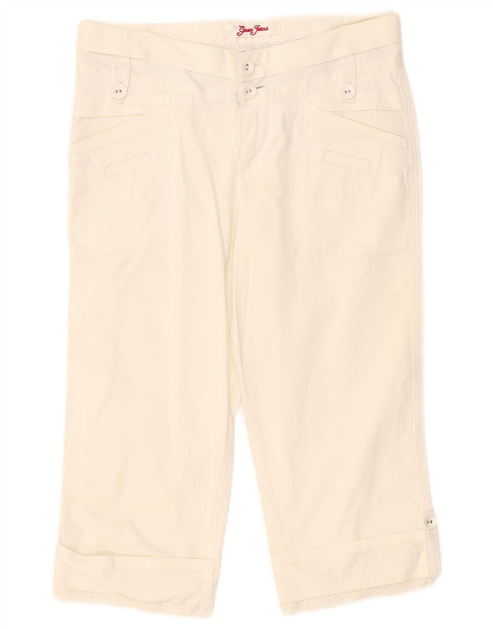 Guess Dame Capri Bukser W24 L18 Hvid Bomuld