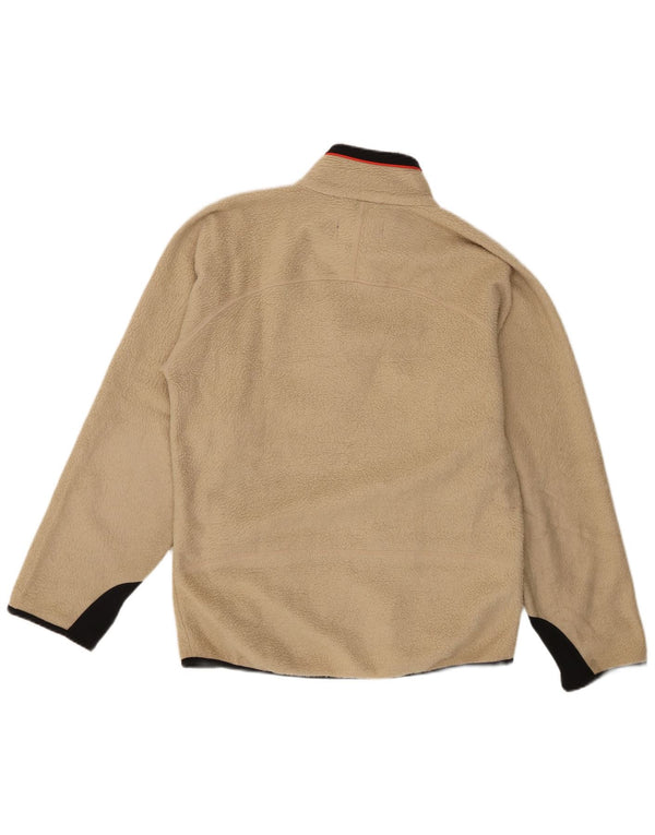 Fila Fleecejakke til mænd UK 36 Small Beige Colourblock Polyester
