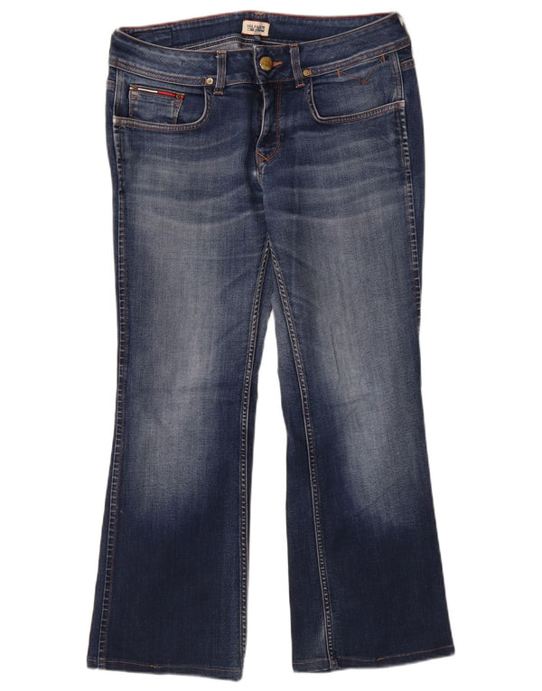 TOMMY HILFIGER Dame Bootcut Jeans W30 L27 Blå Bomuld