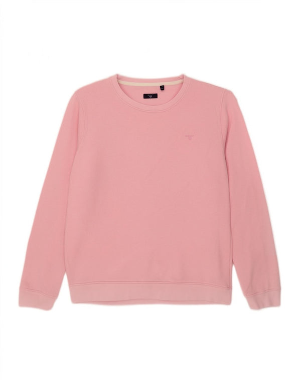 Gant Dame Sweatshirt Jumper UK 18 XL Pink Bomuld