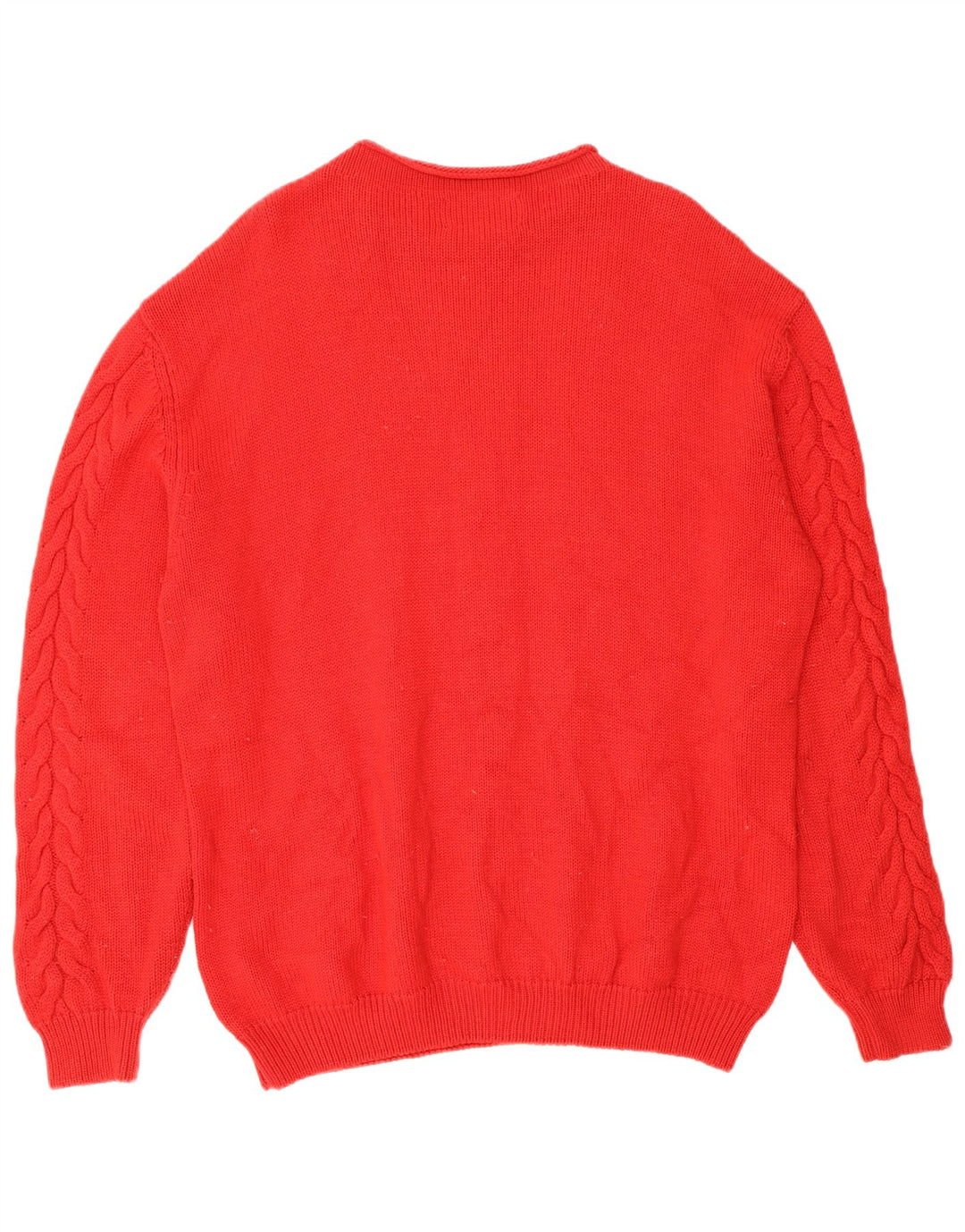 Les Copains Herre Turtle Neck Jumper Sweater IT 52 Large Red Virgin Wool