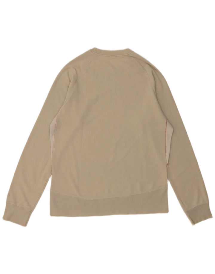 Levi's Dame Grafisk Sweatshirt Jumper UK 16 Stor Grå Bomuld