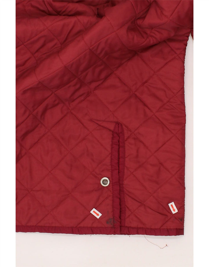CARRERA Mens Quilted Jacket UK 42 XL Red Vintage Carrera and Second-Hand Carrera from Messina Hembry 