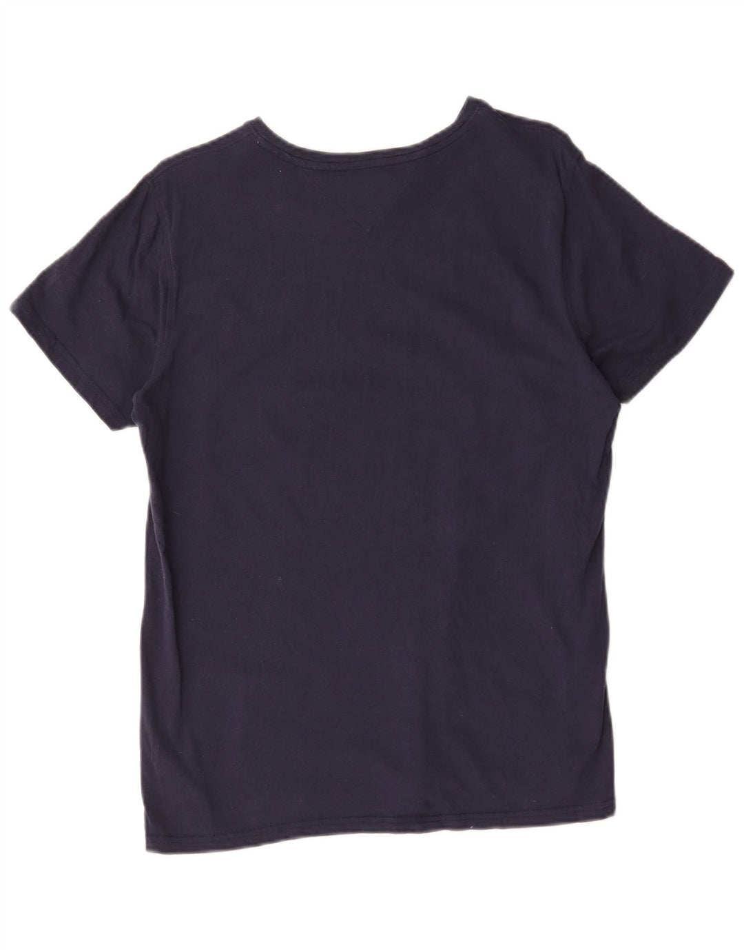 Tommy Hilfiger Herre T-Shirt Top Medium Marineblå Bomuld