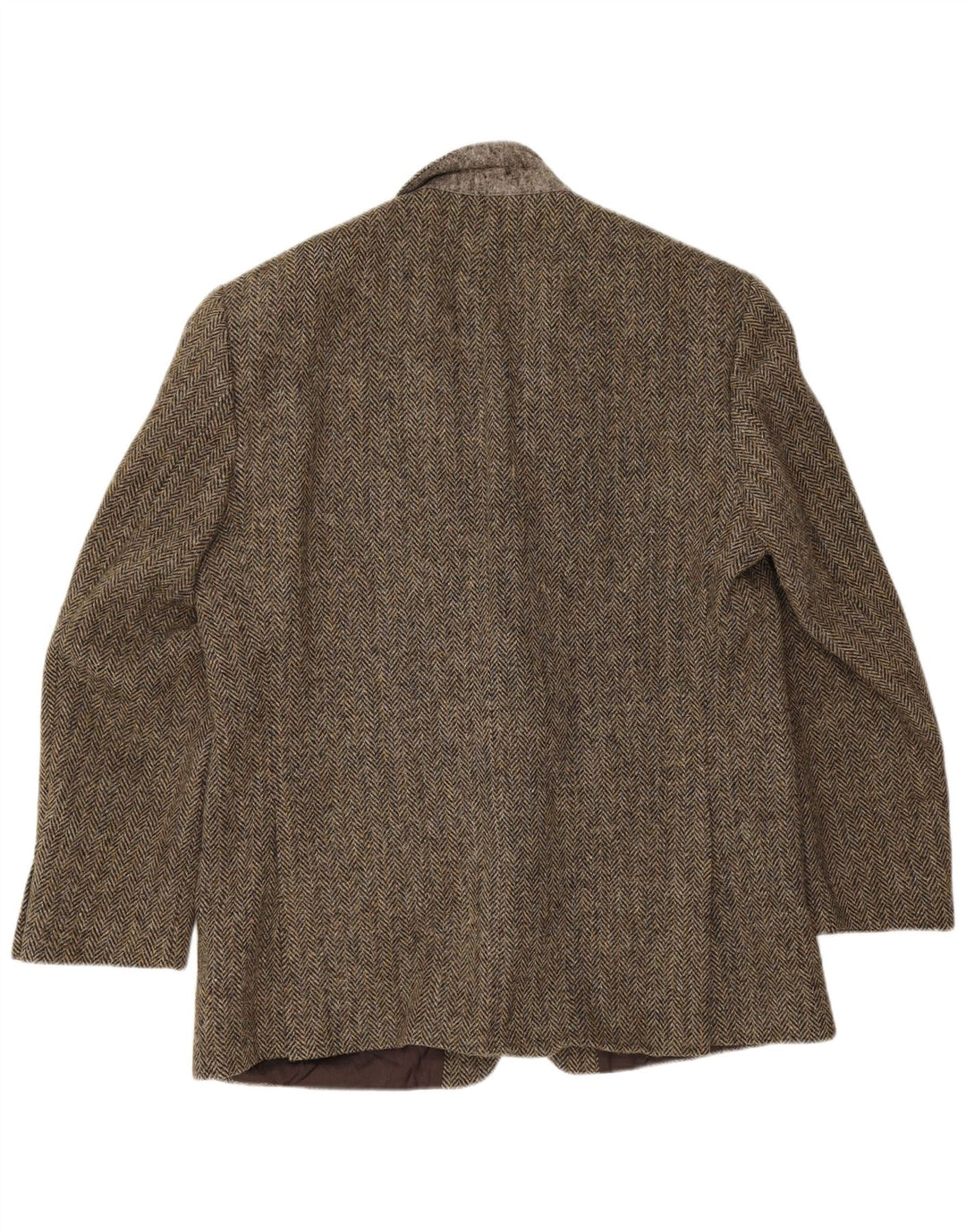 Benvenuto Herre Harris Tweed Blazer Jacket IT 56 3XL Grøn sildeben
