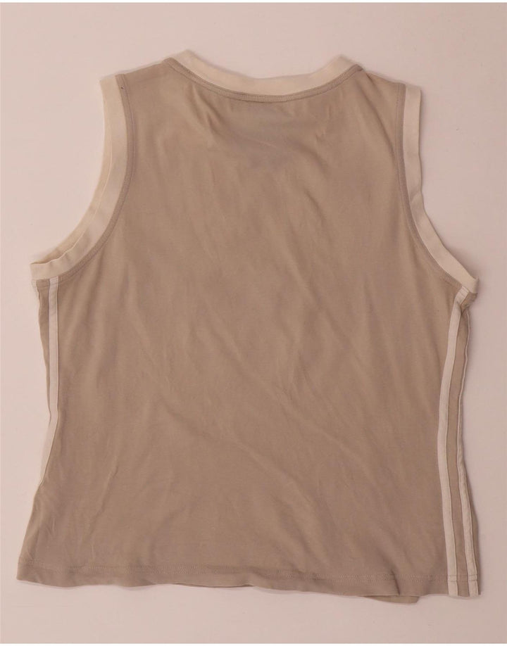 ADIDAS Womens Crop Vest Top UK 14 Large Grå