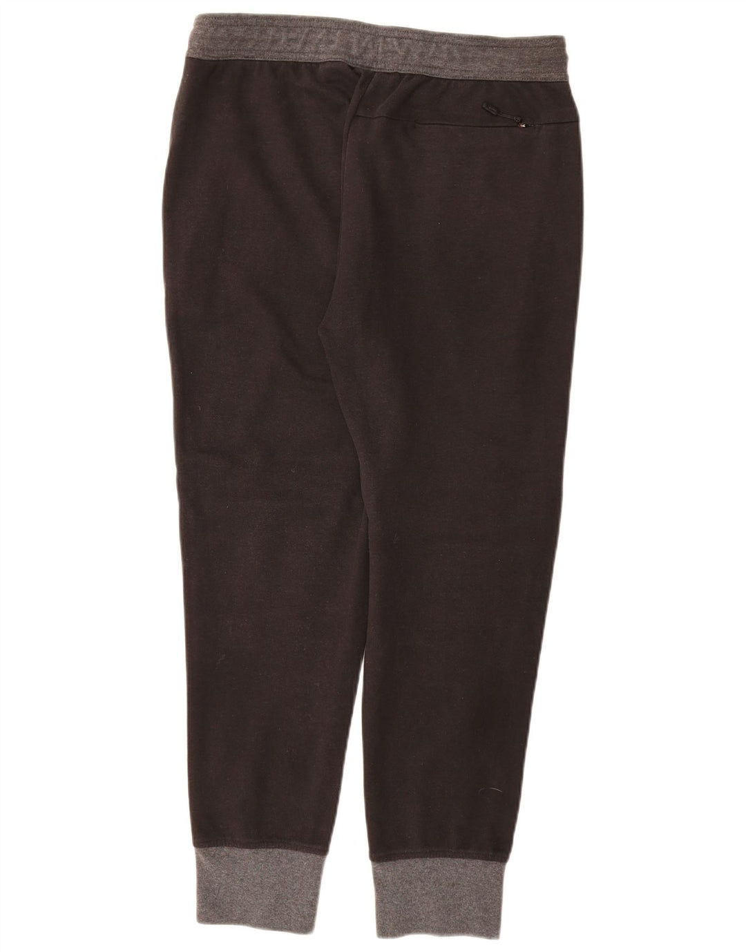 REEBOK Mens Tracksuit Trousers Joggers Medium Black Colourblock Cotton